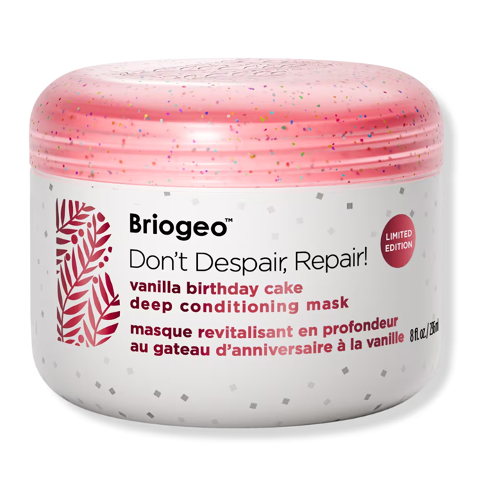 Briogeo Vanilla Birthday Cake Don’t Despair, Repair! Deep Conditioning Hair Mask Is Back Just in Time To Add to Your 21 Days of Beauty Cart