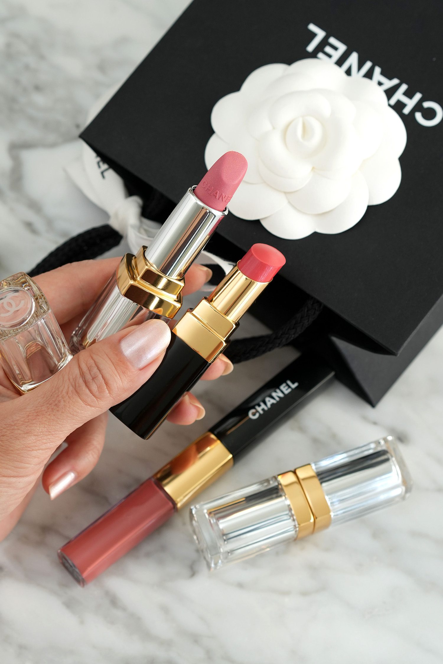 Chanel Lip Haul: 31 Le Rouge, Le Rouge Duo Ultra Tenue + Rouge Coco Flash