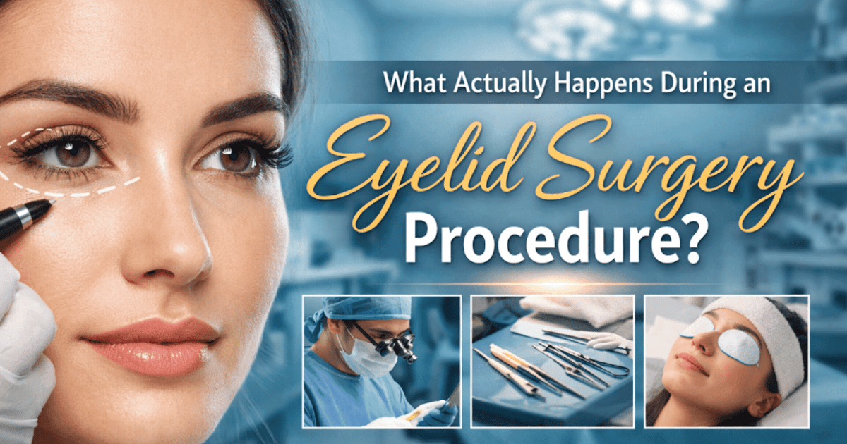 What Actually Happens During An Eyelid Surgery Procedure?
