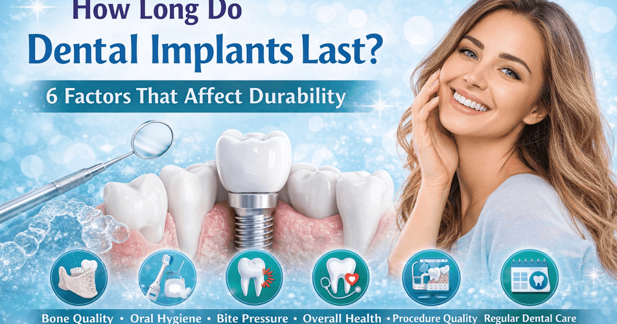 How Long Do Dental Implants Last? 6 Factors That Affect Durability