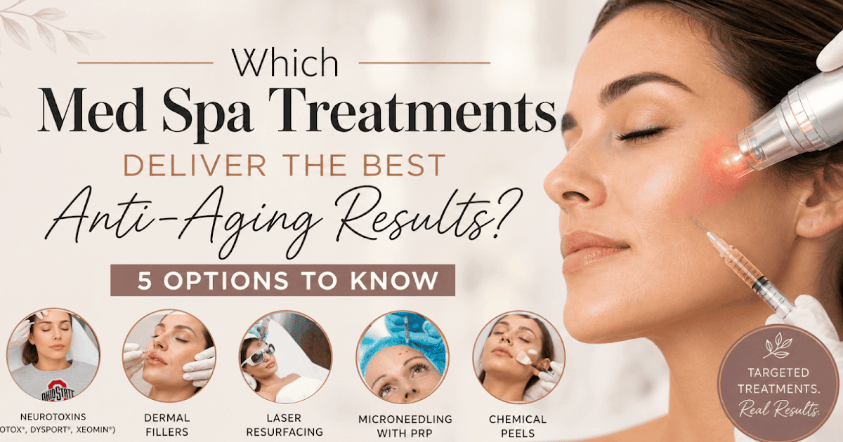 Which Med Spa Treatments Deliver the Best Anti-Aging Results? 5 Options to Know