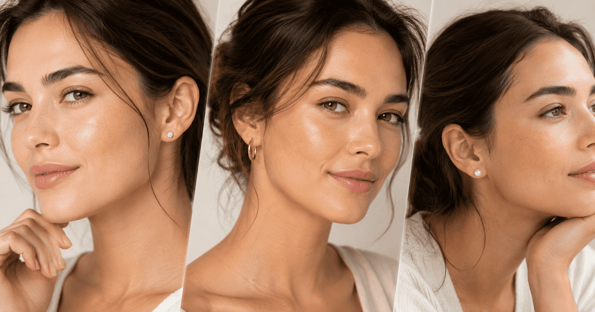 3 Best Earrings To Wear With A No-Makeup Makeup Look 3 Best Earrings To Wear With A No-Makeup Makeup Look