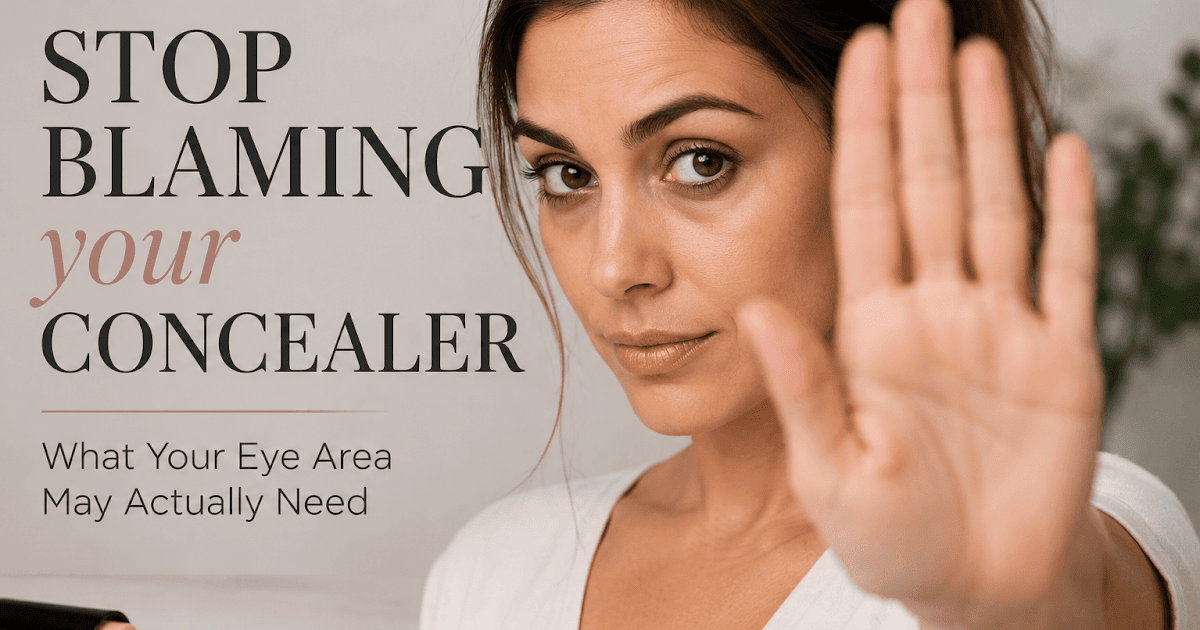 Stop Blaming Your Concealer: What Your Eye Area May Actually Need